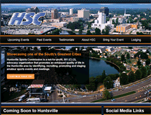 Tablet Screenshot of huntsvillesports.org